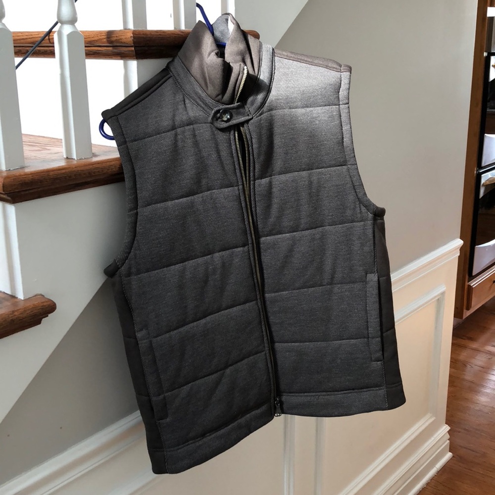 Banana republic twill vest